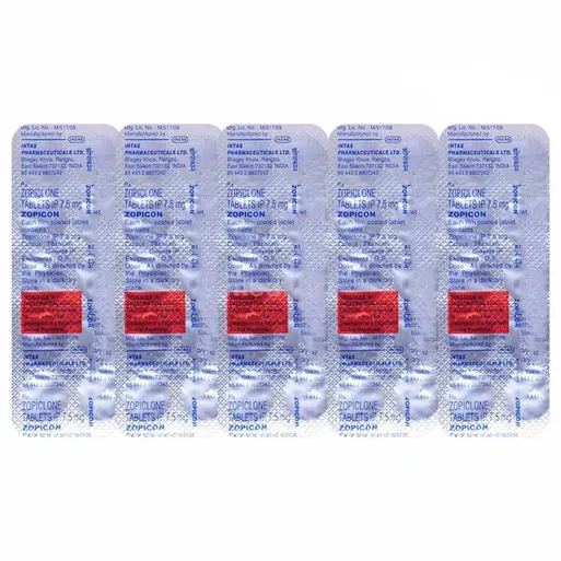 zopicon tab 7.5mg tablet 10's